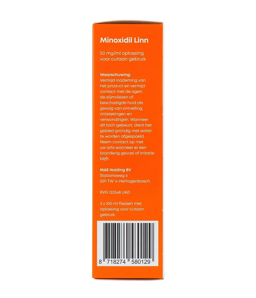 Linn Minoxidil Linn /ml 3-pack (300 ml) - image 3