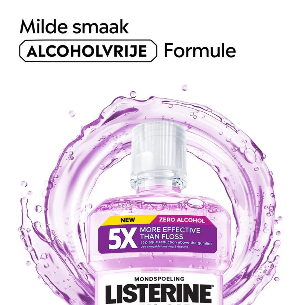 Listerine Mondwater Total Care Extra Mild Alcoholvrij (500 ml) - image 3