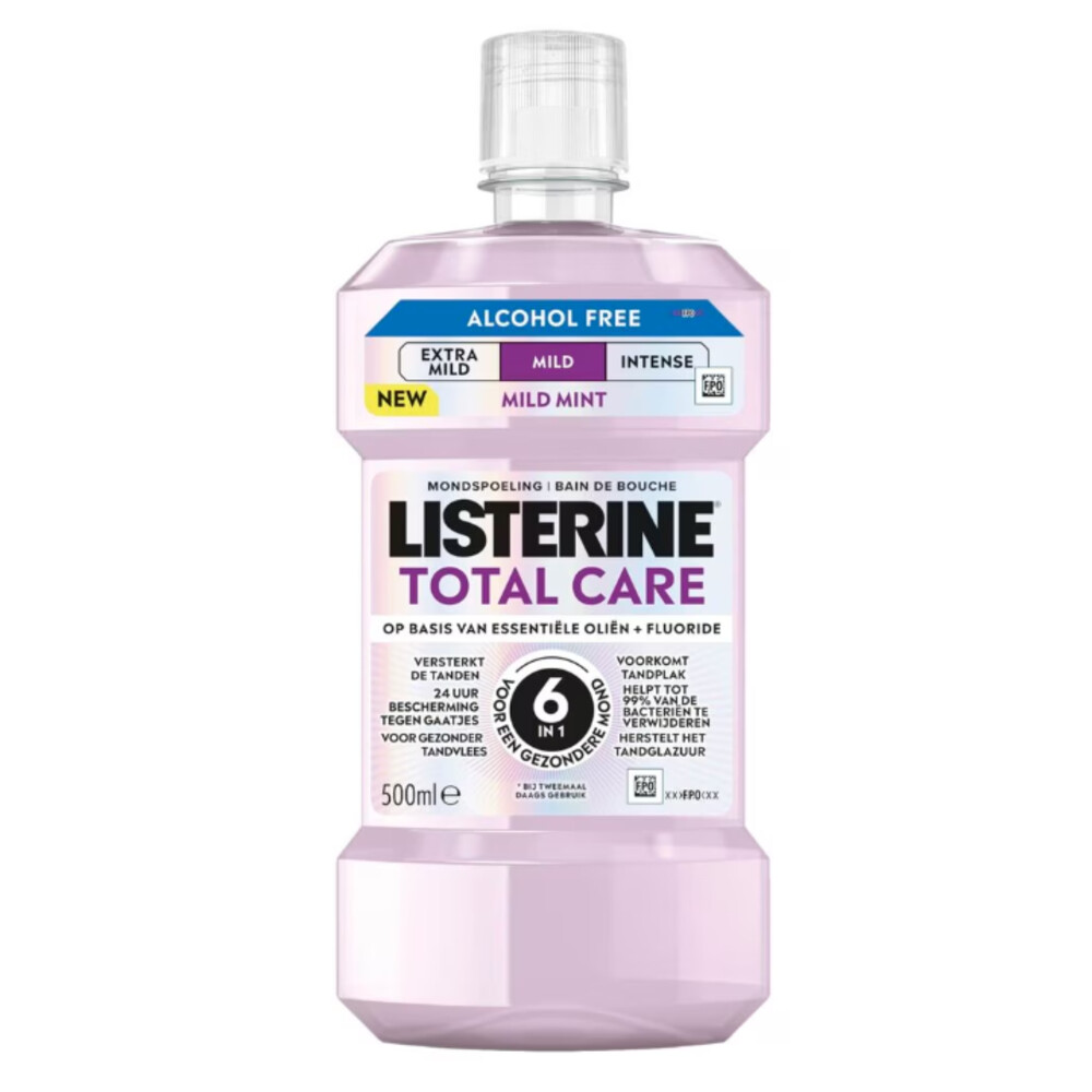 Listerine Mondwater Total Care Mild Mint Alcoholvrij (500 ml)