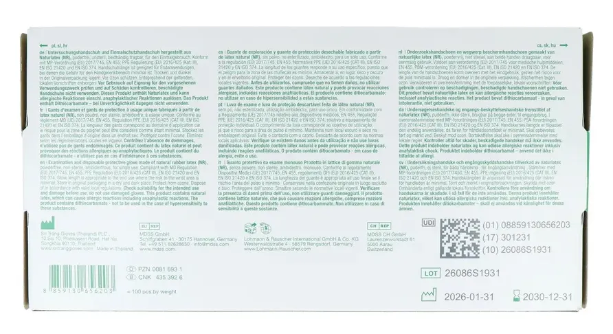 Lohmann Rauscher L&r Latex Handschoenen Maat L (100 stuks) - image 3