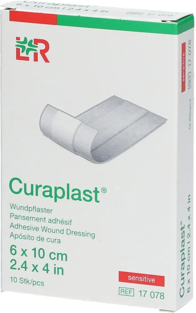 Lohmann Rauscher L&r Curaplast Pleister 6 X 10 Cm Sensitive (10 stuks)