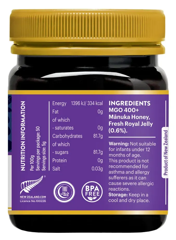 Manuka Health Royal Jelly Honing Mgo 400+ (250 gr) - image 2