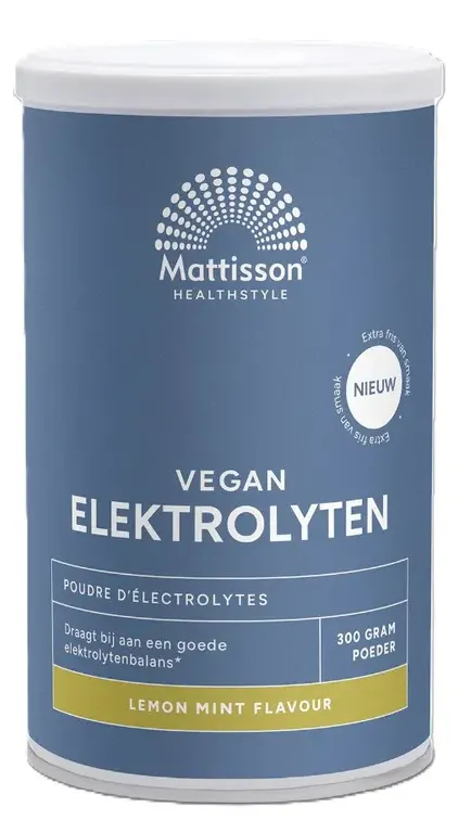 Mattisson Healthstyle Elektrolyten Poeder Lemon-mint (300 gr)