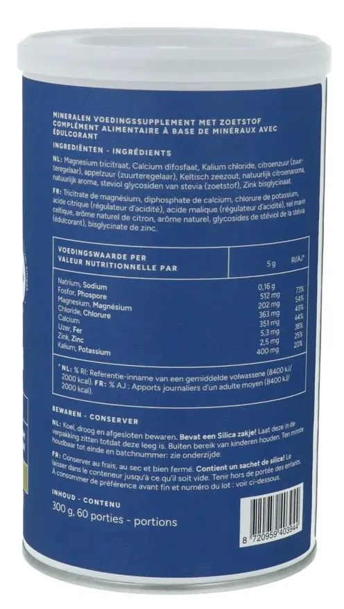 Mattisson Healthstyle Elektrolyten Poeder Lemon-mint (300 gr)