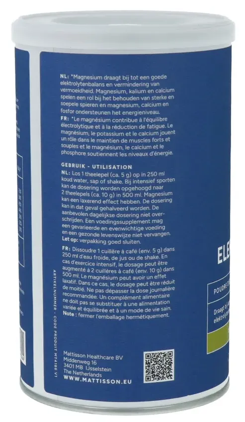 Mattisson Healthstyle Elektrolyten Poeder Lemon-mint (300 gr) - image 2
