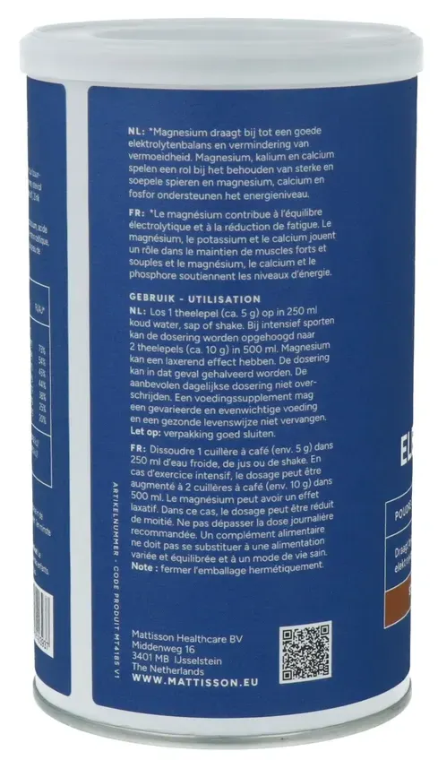 Mattisson Healthstyle Elektrolyten Poeder Strawberry-lime (300 gr)