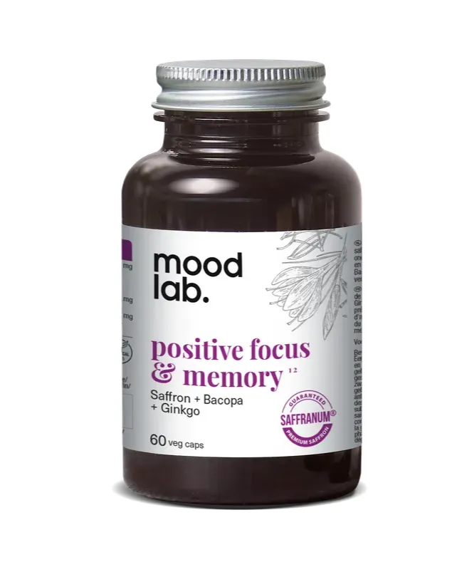 Moodlab Positive Focus & Memory Capsules (60 vega capsules)
