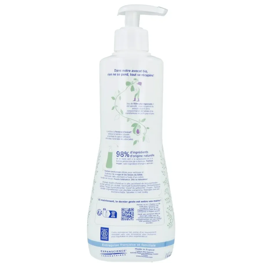 Mustela Toiletmelk zonder Spoelen - Vanaf De Geboorte (500 ml)