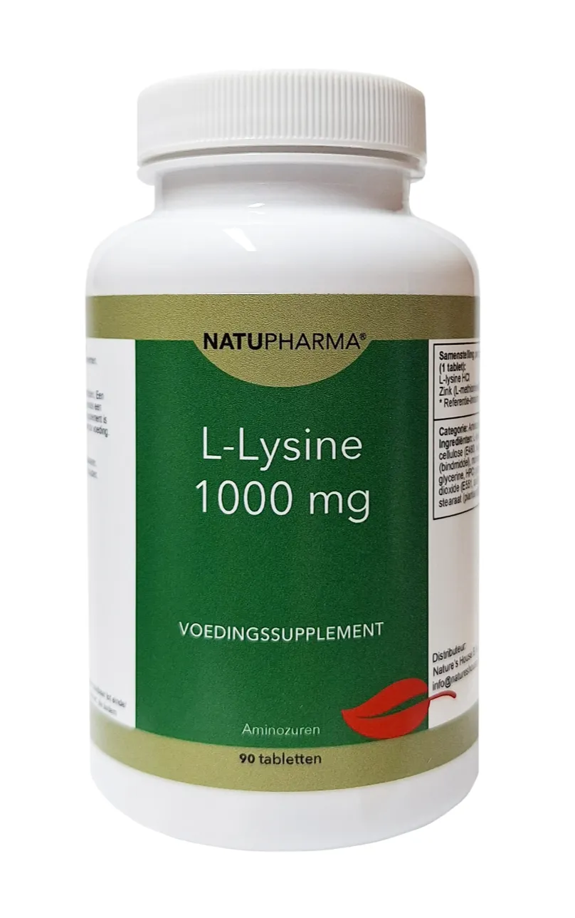 Natupharma L-lysine Tabletten (90 tabletten)