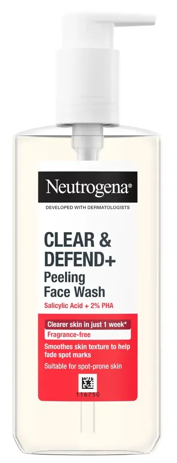 Neutrogena Clear & Defend+ Peeling Face Wash (200 ml)