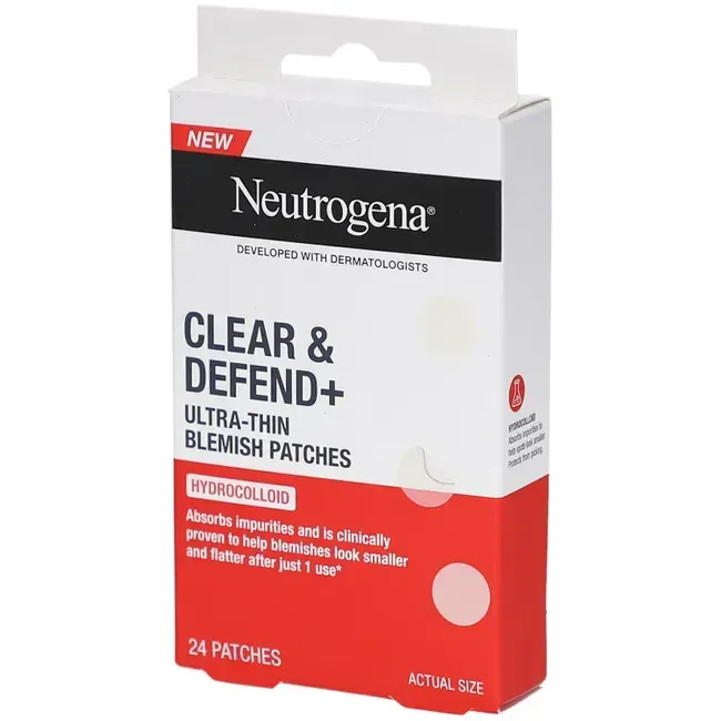 Neutrogena Clear & Defend Ultra-thin Blemish Patches (24 stuks)