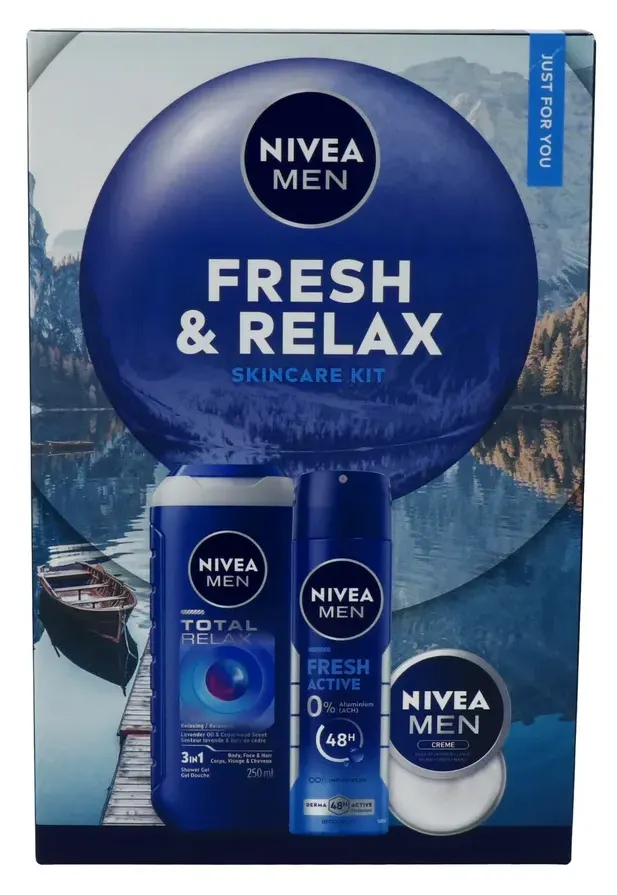 Nivea Men Fresh & Relax Skincare Kit (1 stuk)