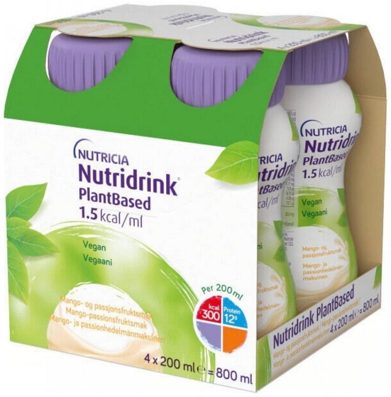 Nutridrink Plantbased Mango 4p (800 ml)
