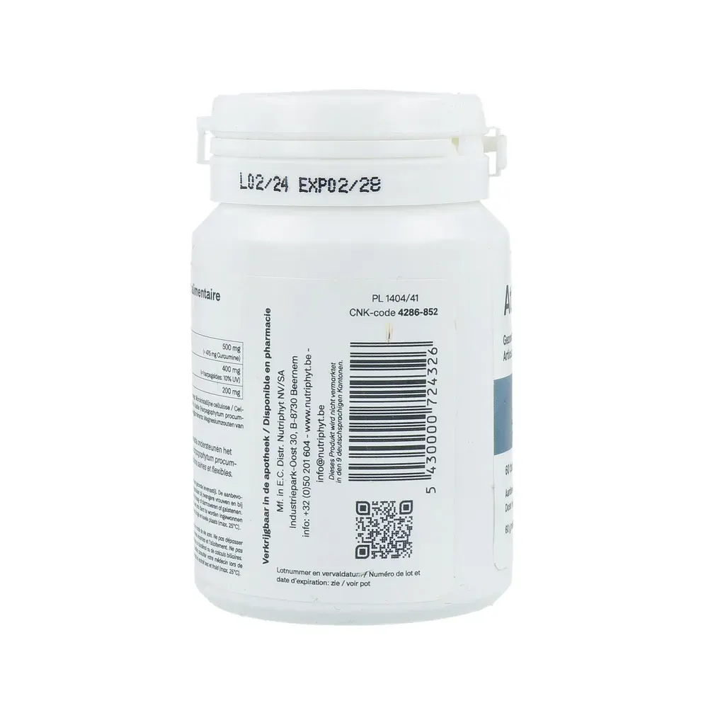Nutriphyt Athrophar Tabletten (60 tabletten) - image 2