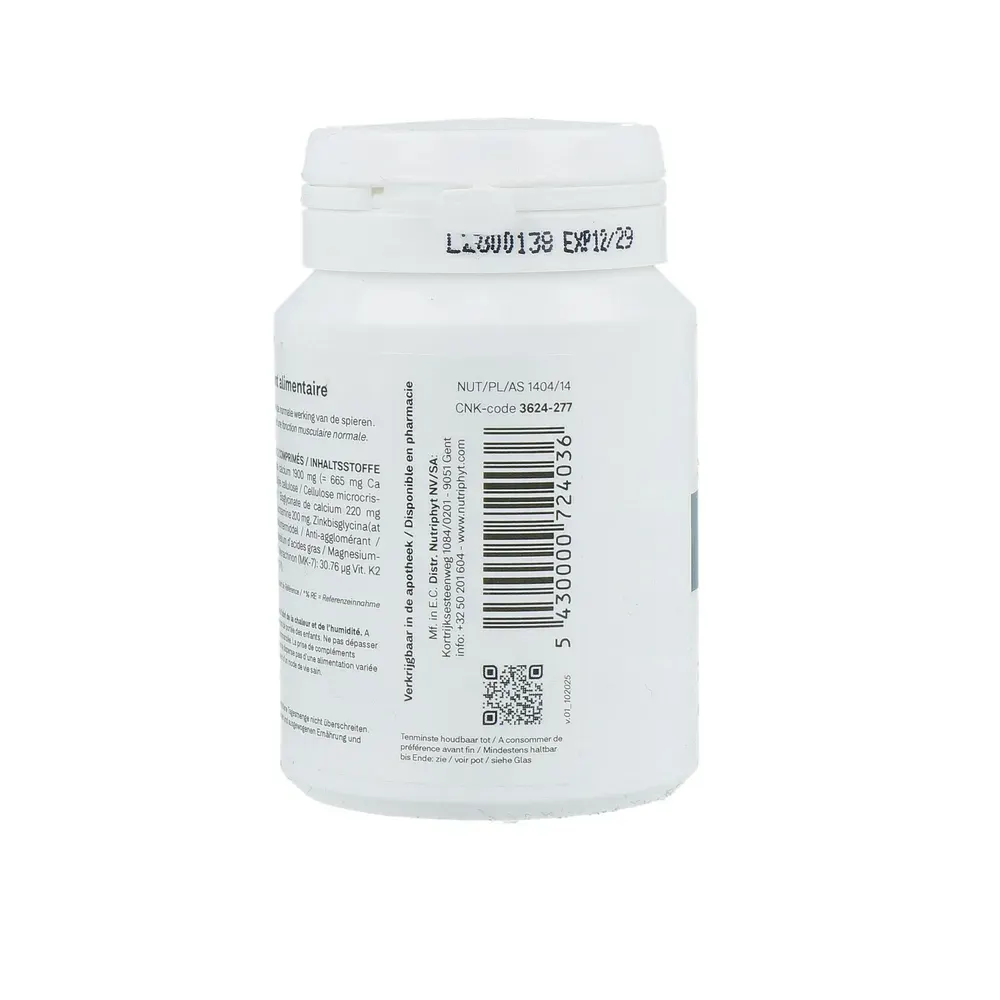 Nutriphyt Calciphar (60 tabletten) - image 2