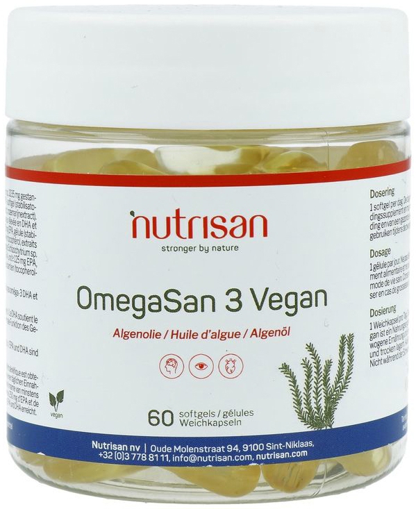 Nutrisan Omegasan 3 Vegan (60 softgels)