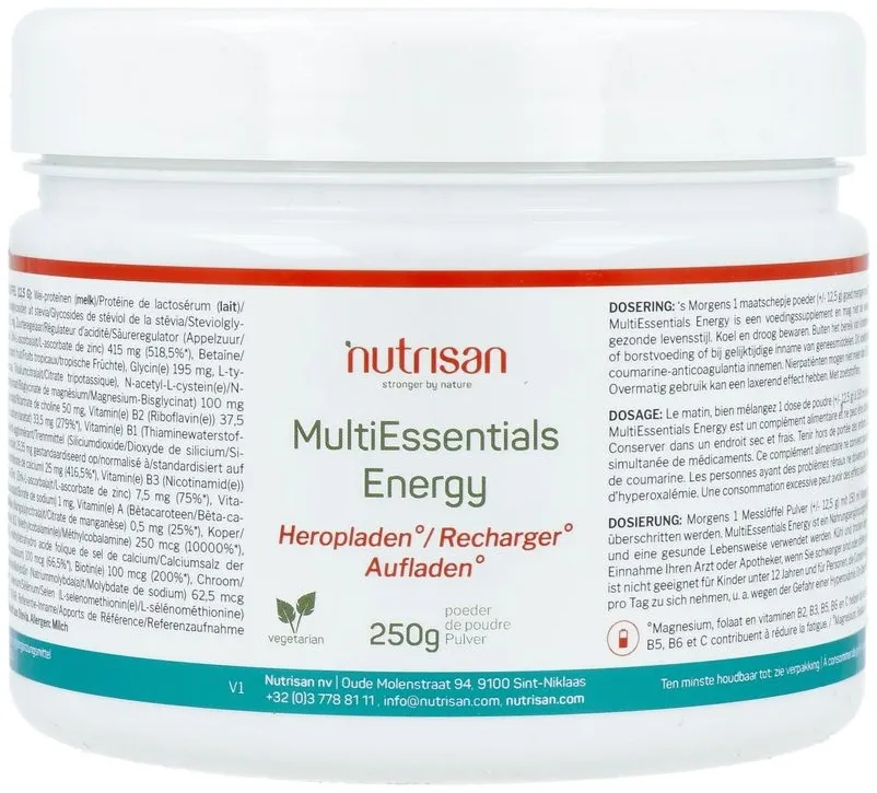 Nutrisan Multiessential Energy (250 stuks)