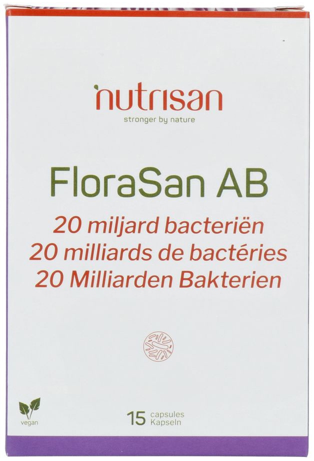 Nutrisan Florasan Ab (15 vegan capsules)