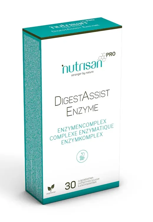 Nutrisan Pro Digestassist Enzyme Zuigtabletten (30 zuigtabletten)