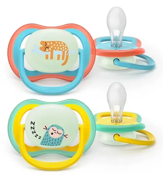 Philips Avent Avent Ultra Air Fopspeen Nacht Poes 18m+ (2 stuks)