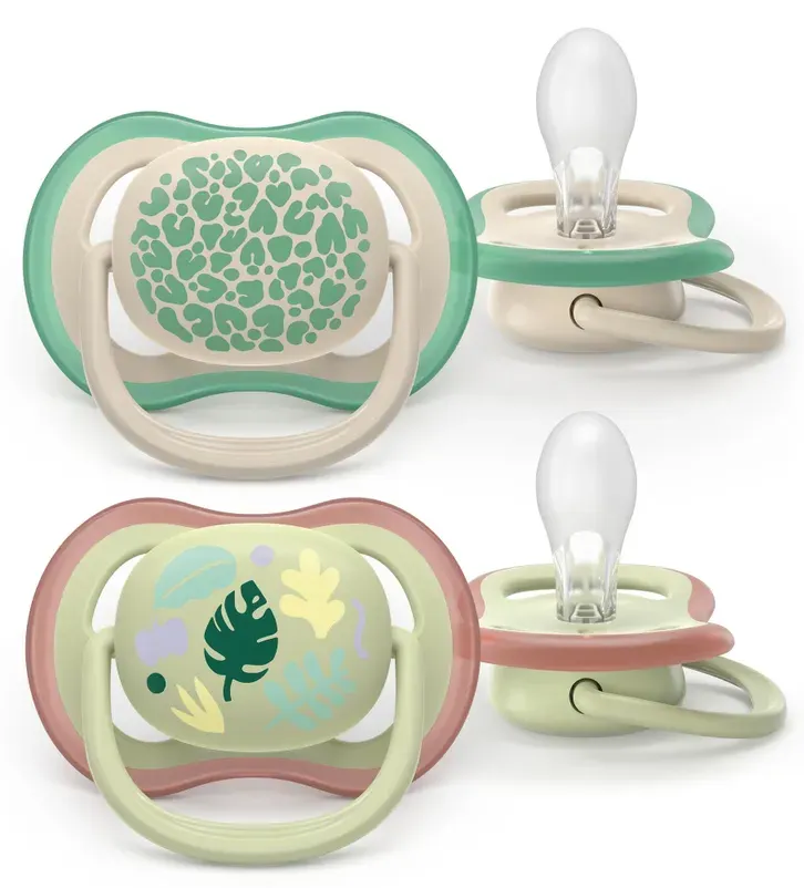 Philips Avent Avent Ultra Air Fopspeen Leaves 6-18m (2 stuks)