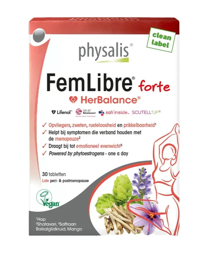 Physalis Femlibre Forte Tabletten (30 tabletten)