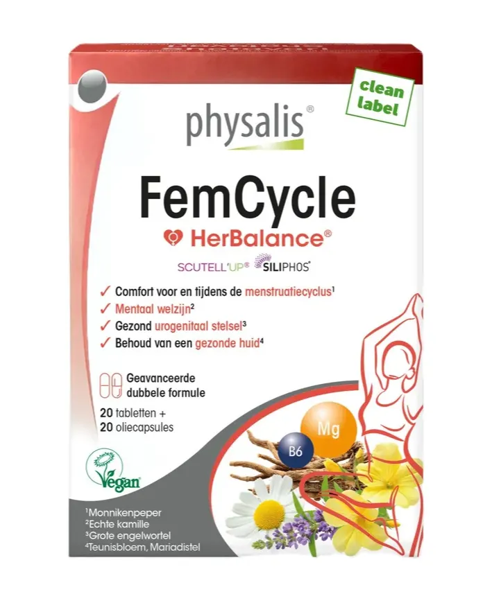 Physalis Femcycle Tabletten + Capsules (40 stuks)