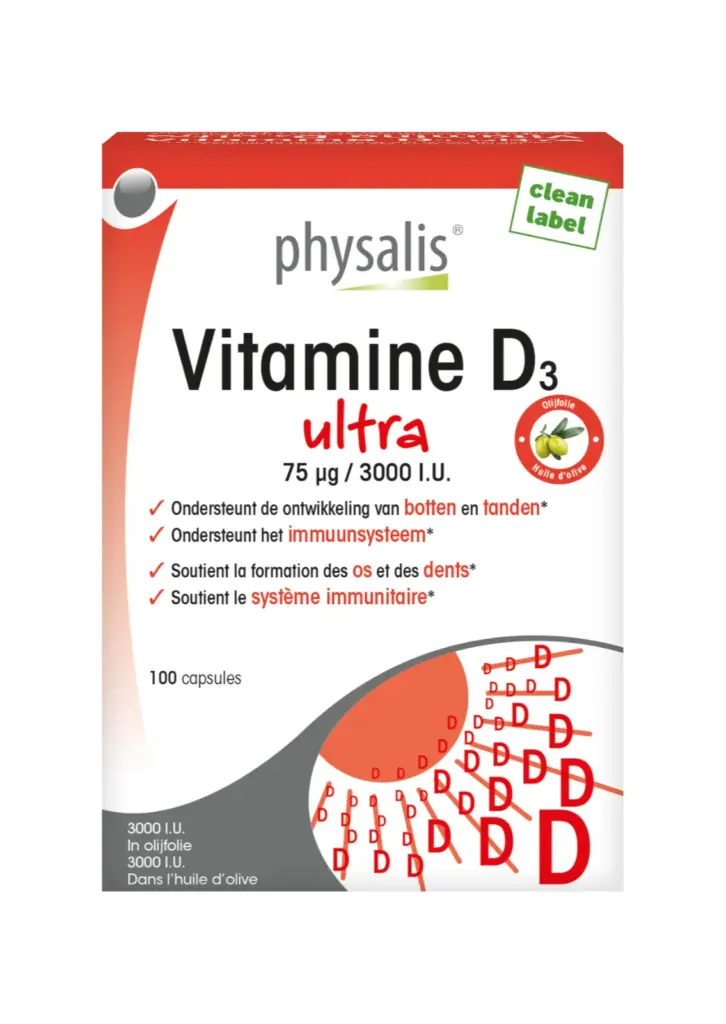 Physalis Vitamine D3 Ultra Capsules (100 capsules)