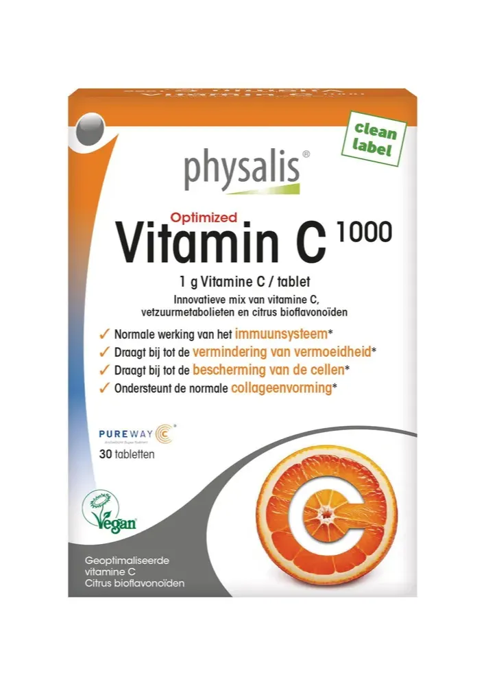 Physalis Vitamine C Optimized 1000 Tabletten (30 tabletten)
