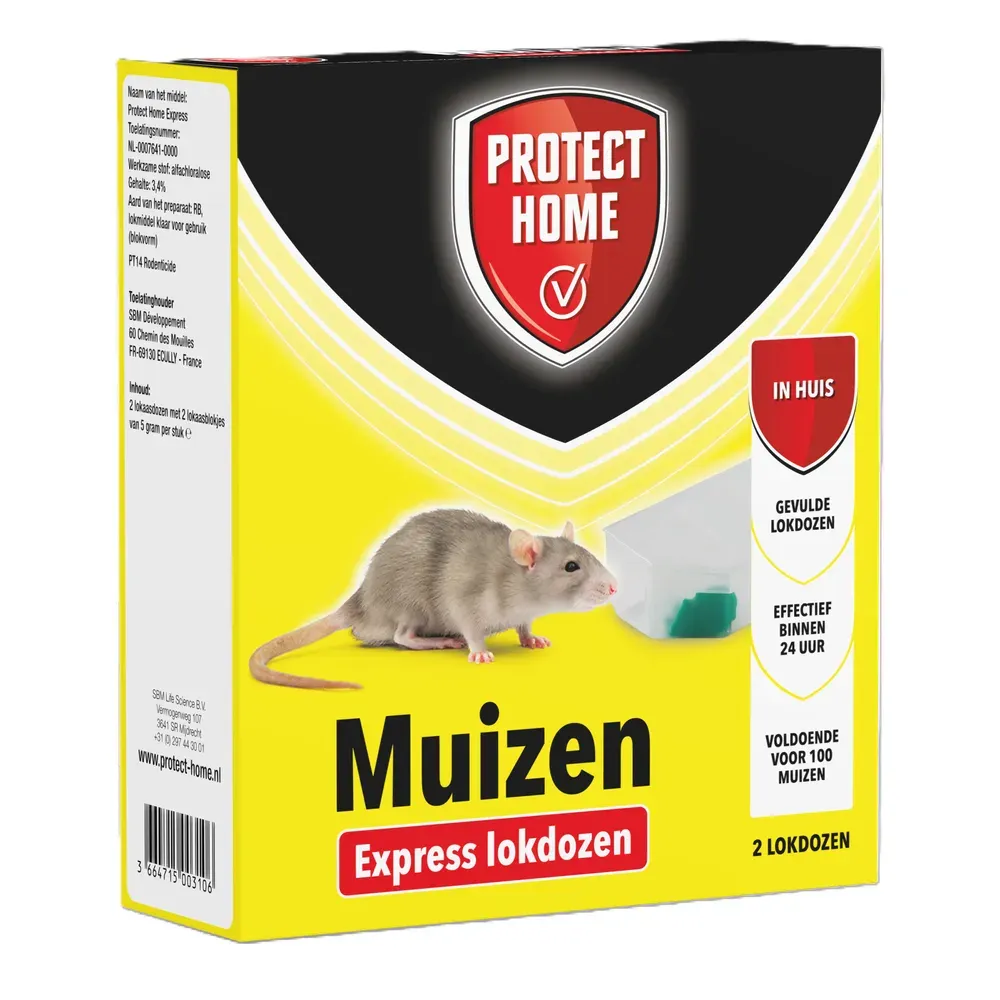 Protect Home Express Muizenlokdozen (2 stuks)