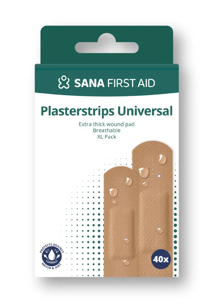 Sana First Aid Waterafstotend Pleisterstrips (40 stuks)