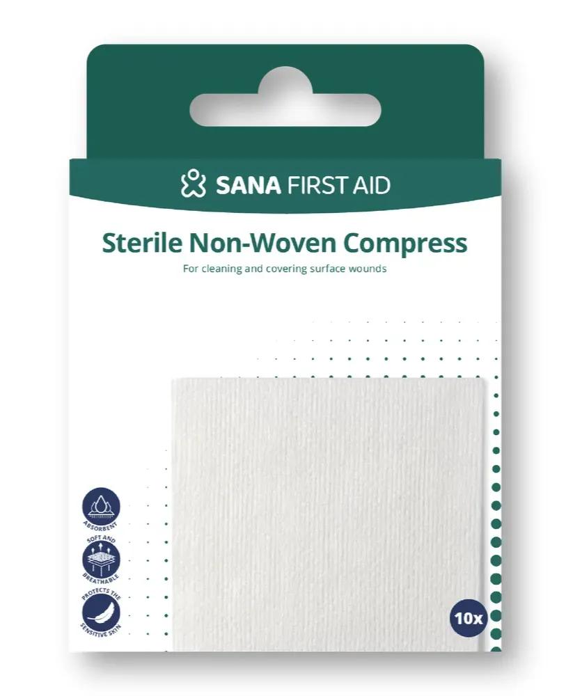 Sana First Aid Steriel Kompres (10 stuks)