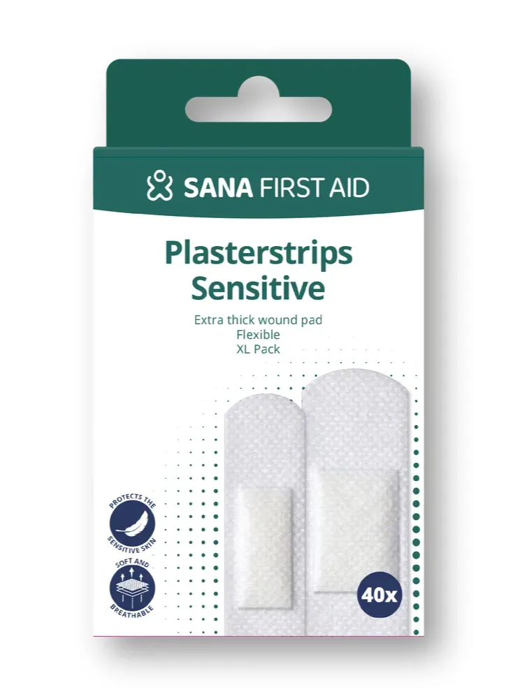 Sana First Aid Sensitive Pleisters (40 stuks)