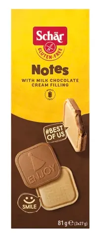 Schar Notes Chocolate Cream (81 gr)