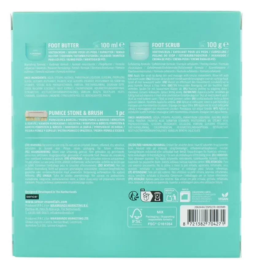 Sence Coconut Foot Care Trio (1 stuk)