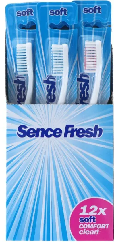 Sence Tandenborstels Soft Comfort Clean (12 stuks)