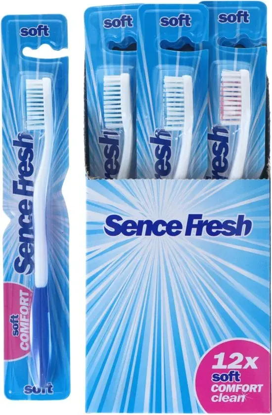 Sence Tandenborstels Soft Comfort Clean (12 stuks)
