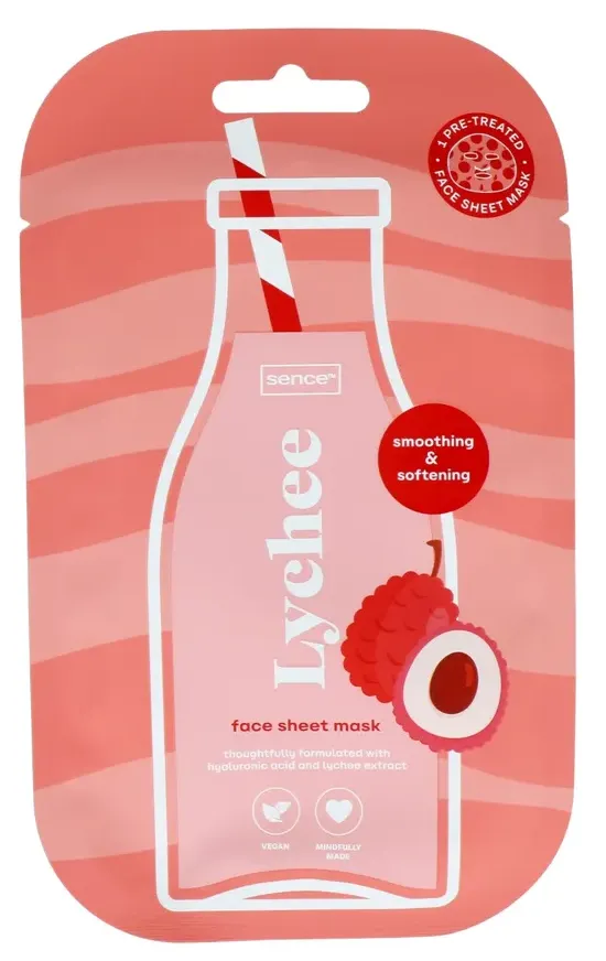 Sence Lychee Face Sheet Mask (20 ml)