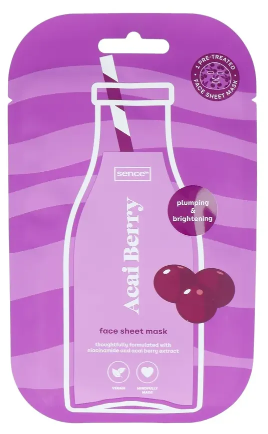 Sence Acai Berry Face Sheet Mask (20 ml)