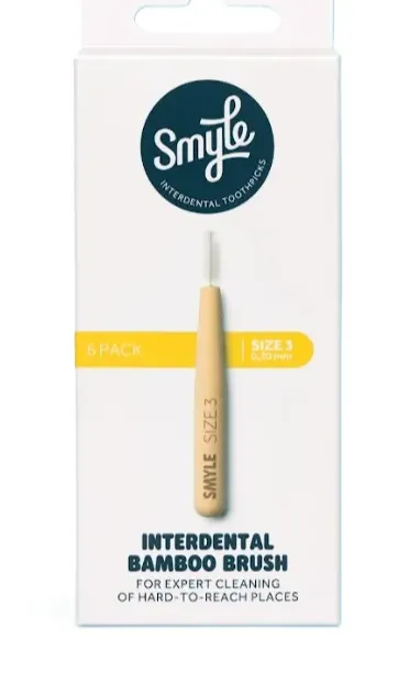 Smyle Interdental Bamboo Brush Size 3 (6 stuks)