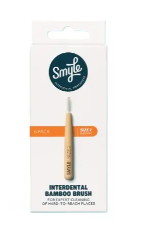 Smyle Interdental Bamboo Brush Size 2 (6 stuks)