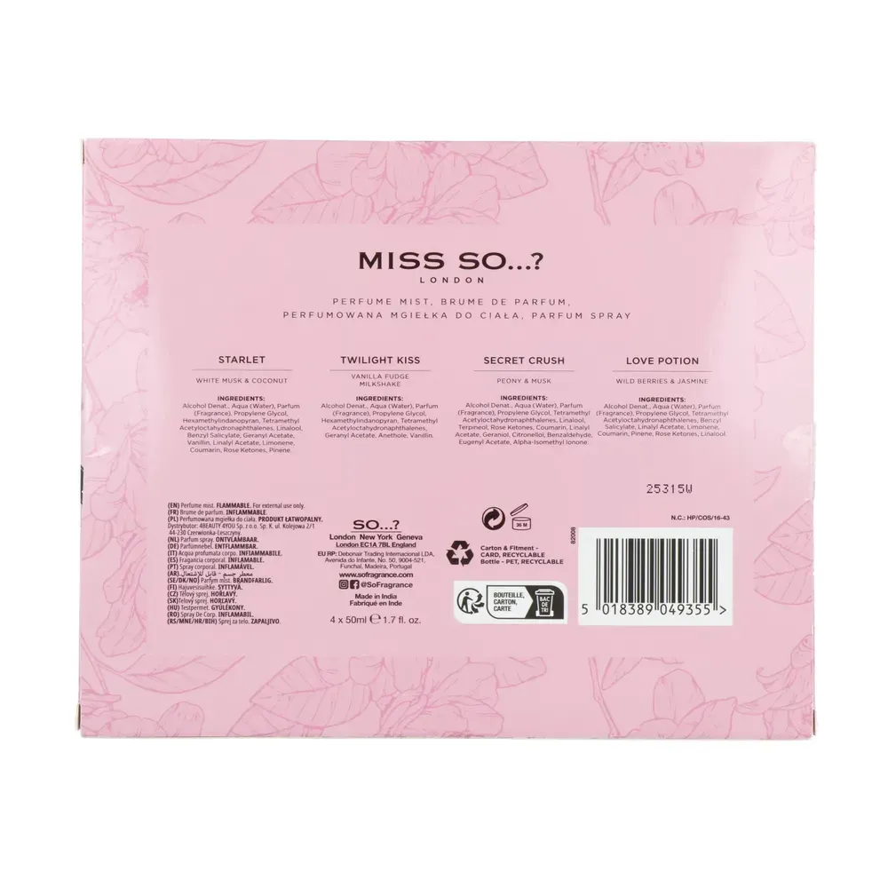 So Miss So Mini Parfum Set (1 stuk)