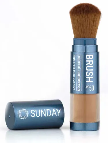 Sunday Brush Mineral Sunscreen Powder SPF50 - Tan (6 gr)