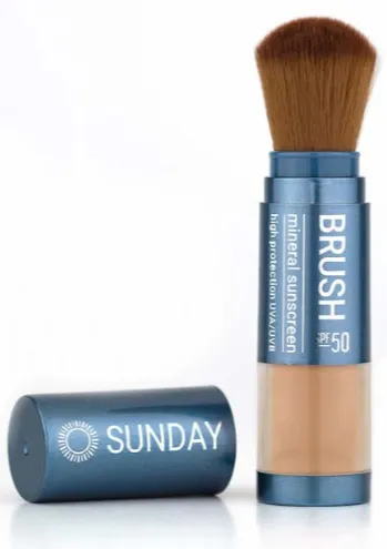 Sunday Brush Mineral Sunscreen Powder SPF50 - Medium (6 gr)