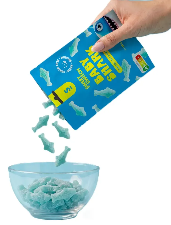 Sweet-switch Baby Shark Suikervrije Snoepjes (100 gr)