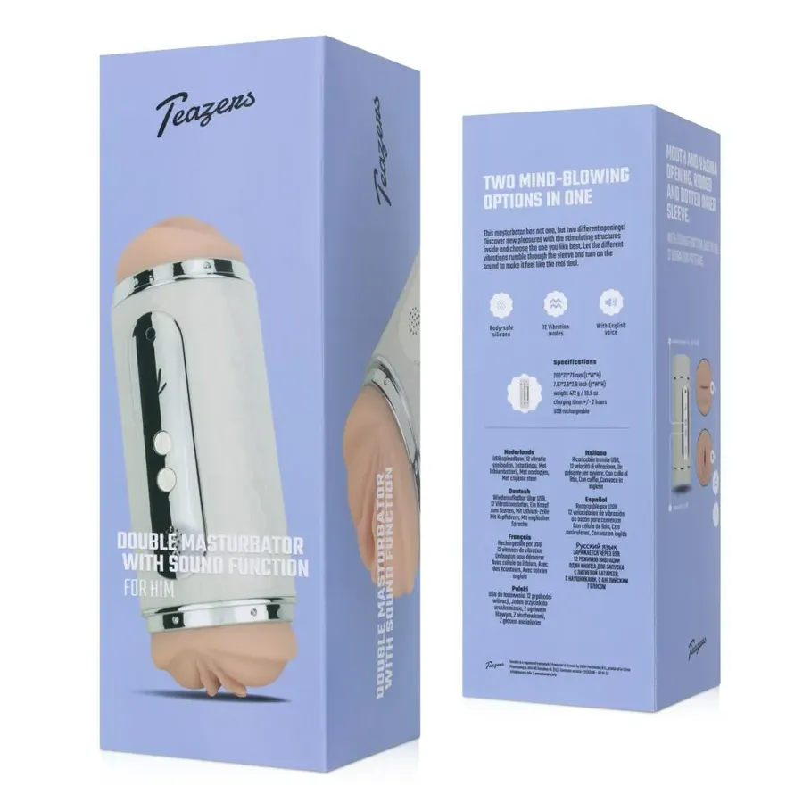 Teazers Double Masturbator For Him (1 stuk) - image 2