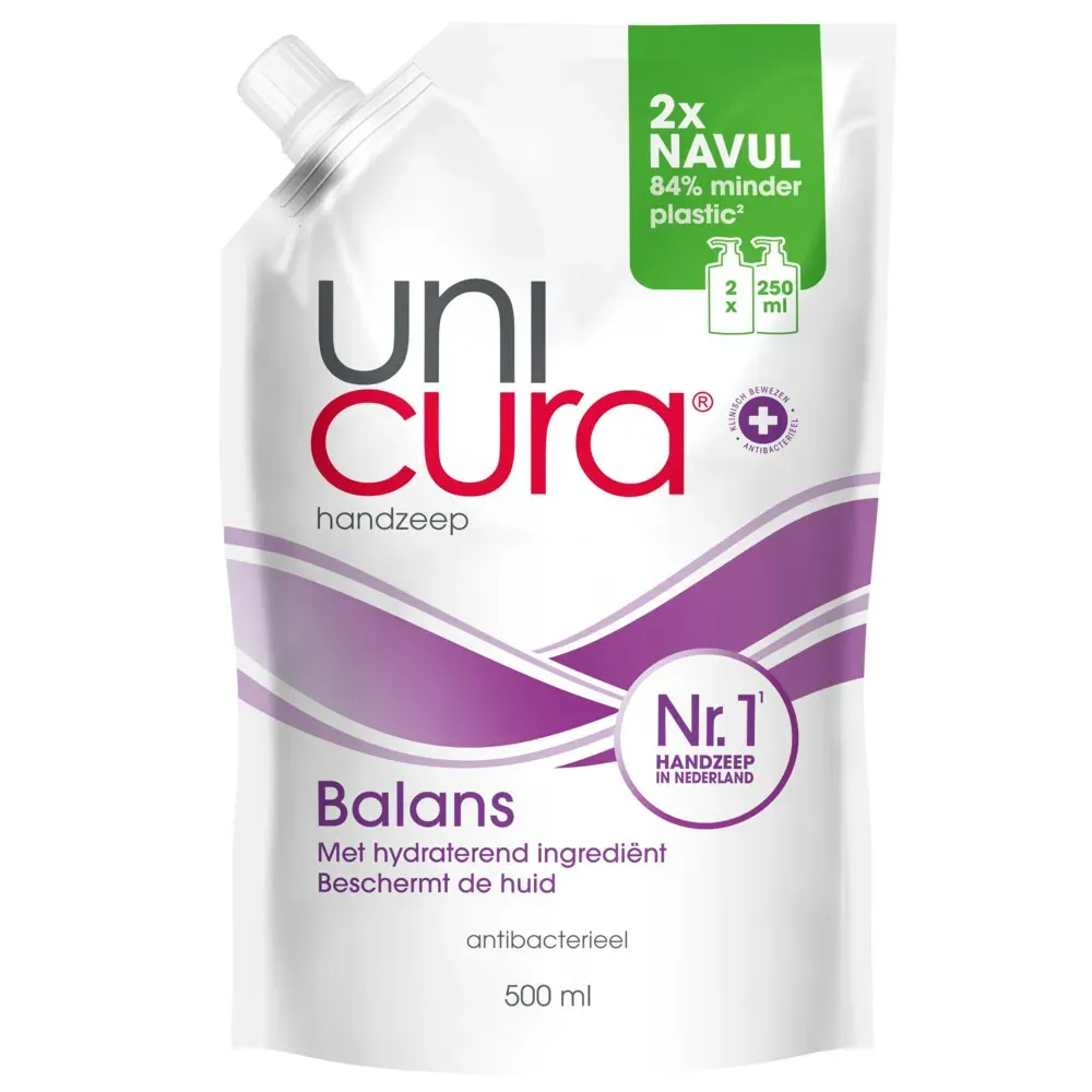 Unicura Handzeep Balans Navulling (500 ml)