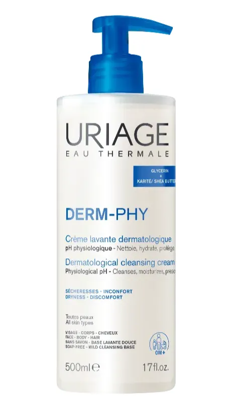 Uriage Derm-phy Dermatological Cleansing Cream (500 ml)