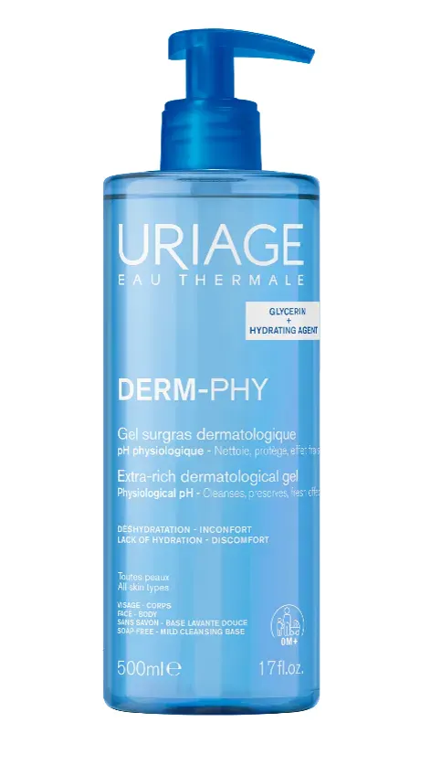 Uriage Derm-phy Extra-rich Dermatological Gel (500 ml)