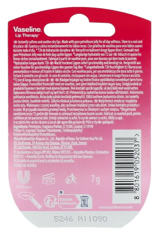 Vaseline Rosy Lips Lip Balm (7 gr)